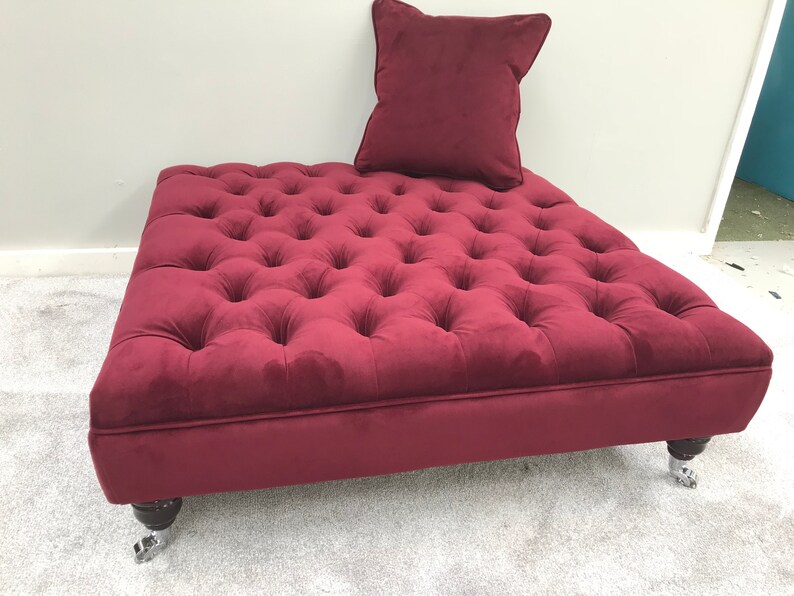 Extra Large Bespoke Footstool Coffee Table Ottoman | Etsy