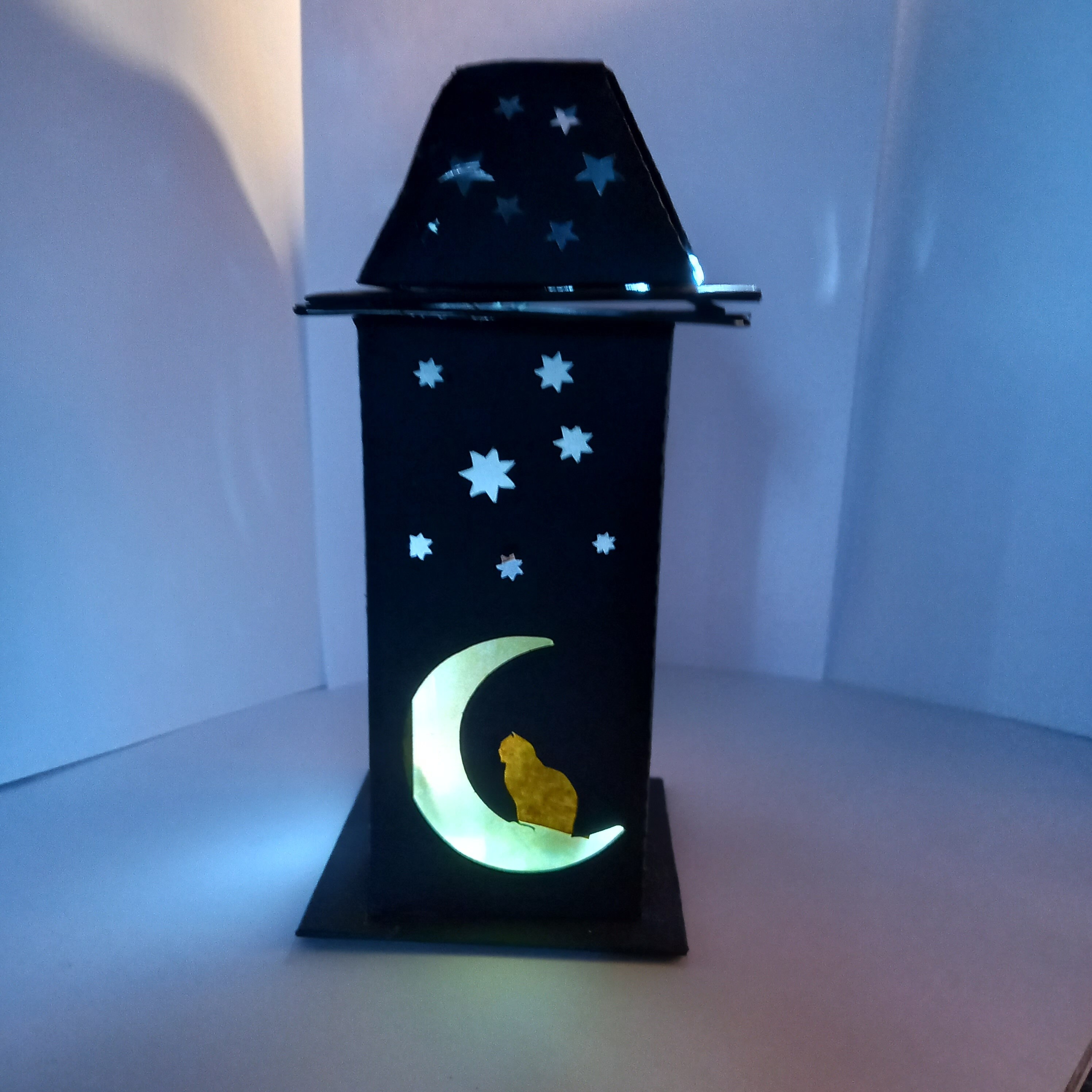 Lanterne Phosphorescente Thème Chat