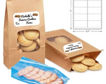 bakery bolsas with window