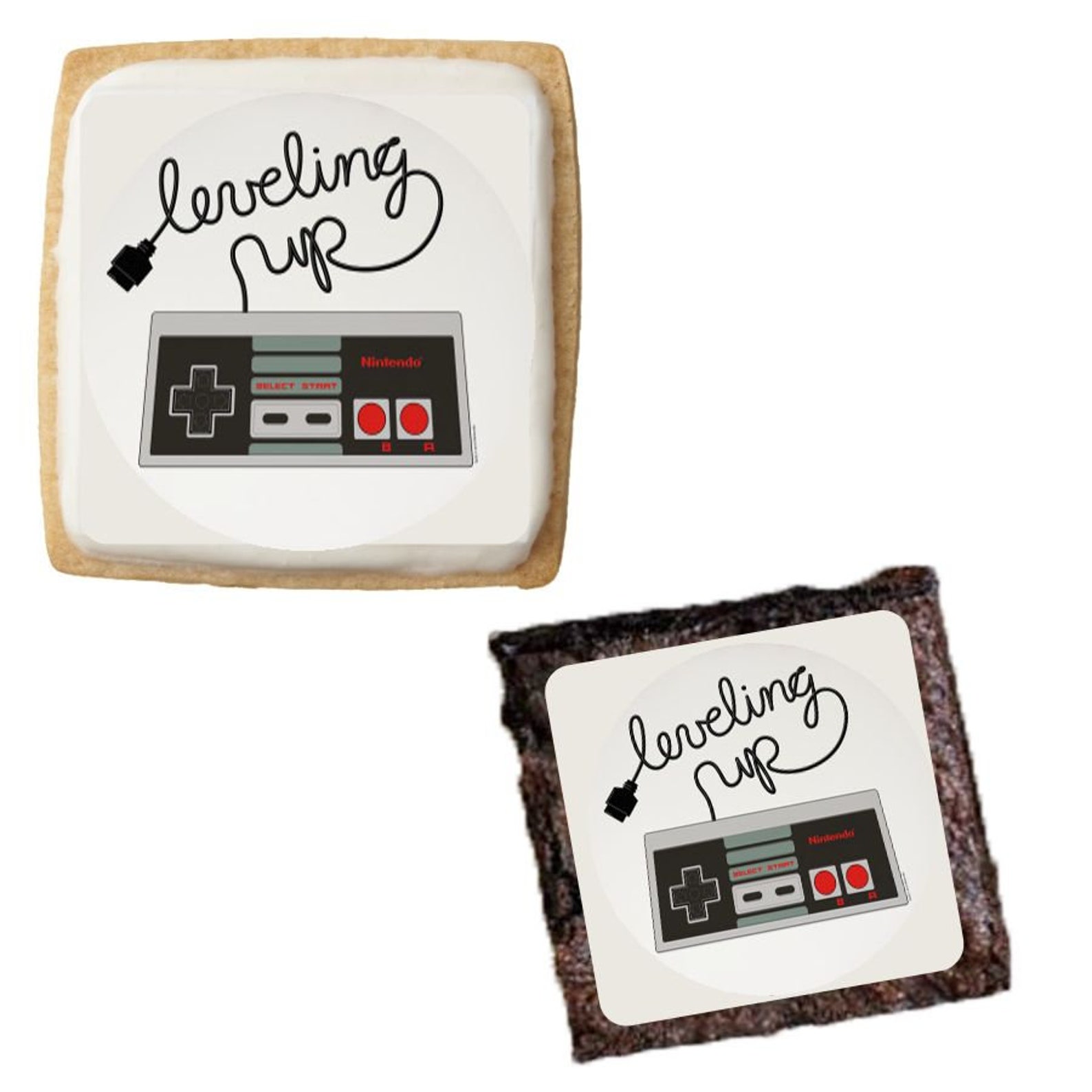 Nintendo NES® Leveling Up Edible Dessert Toppers Your Choice Etsy France