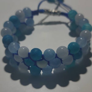 Three level shamballa bracelets.