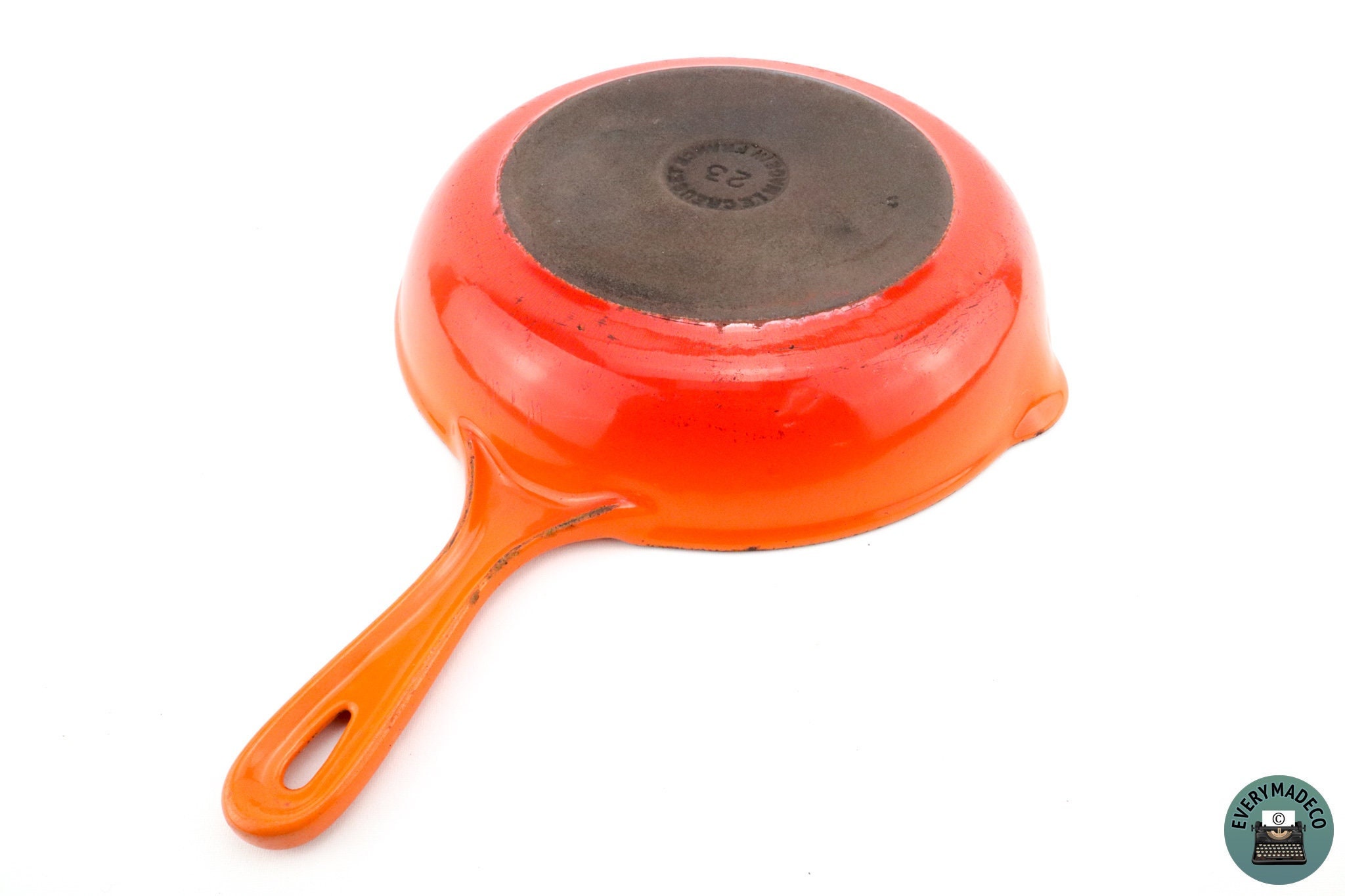 malt Blot Børnecenter Le Creuset 23 Red Orange Flame Enamelled Cast Iron Frying Pan - Etsy