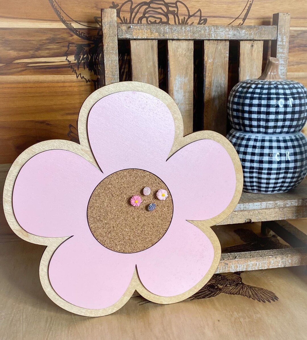 Cork Board for Office It Rooms / Flower Cork Board / Dog Paw Cork Board