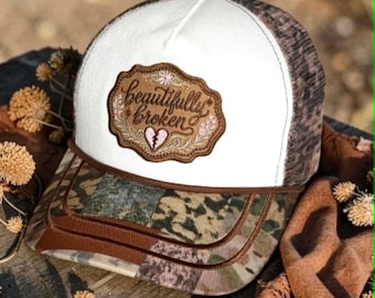 Beautifully Broken Patchwork Trucker Hat