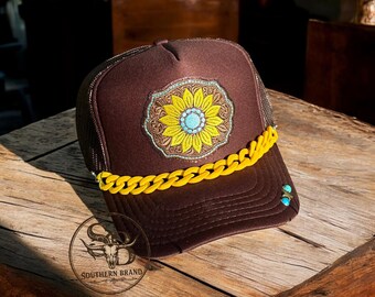 Sunflower Trucker Hat / Sunflower / country girl hat