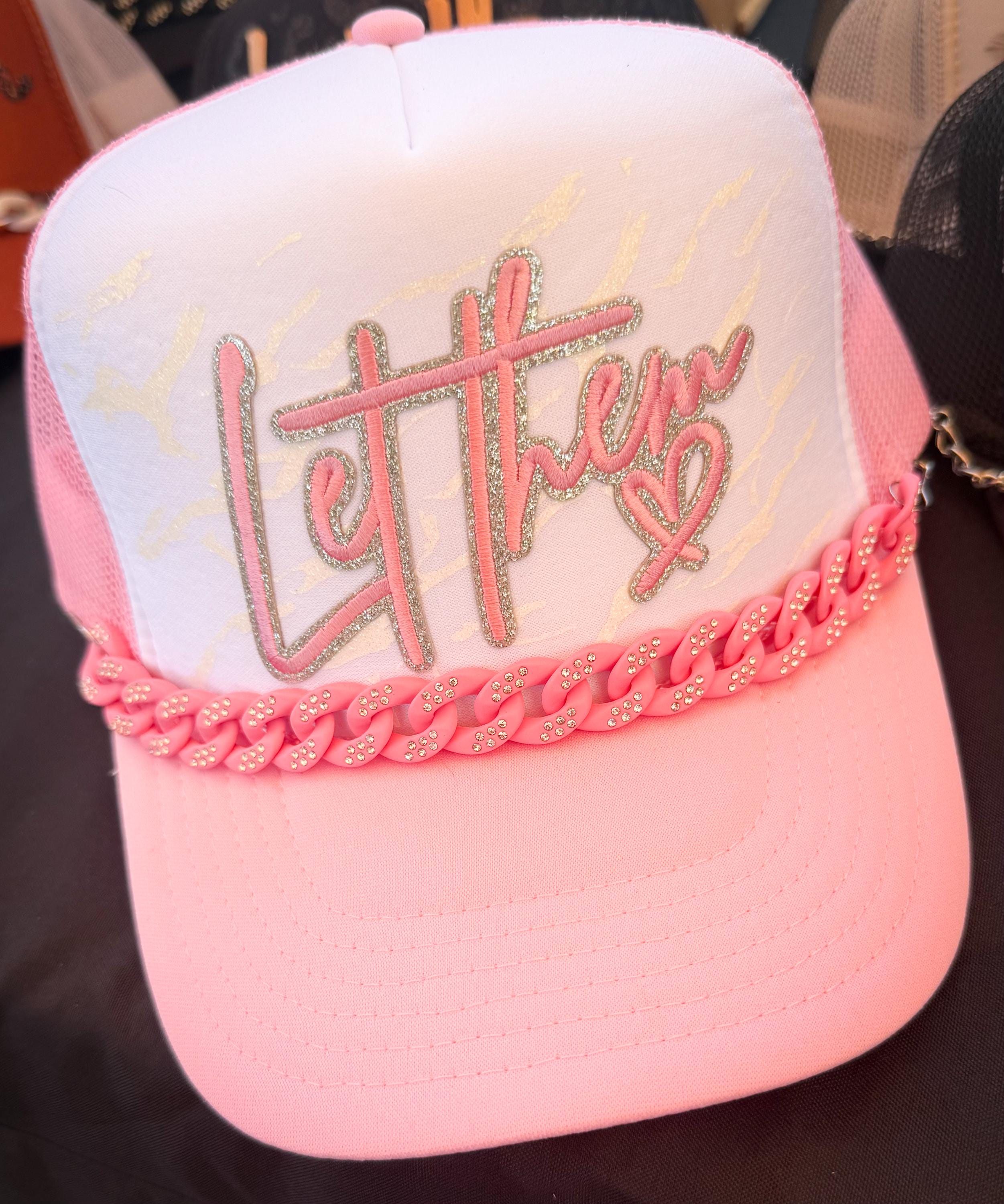 Let Them Trucker Patch Hat  / Trucker Hat / Patch Hat / Faith based Hat