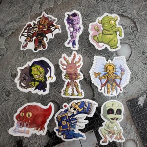 Chibi Warrior Stickers - Series 04