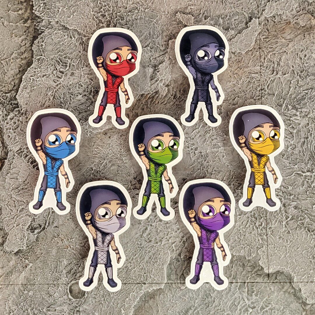 Fighter Chibi Stickers - Series 02 - Etsy