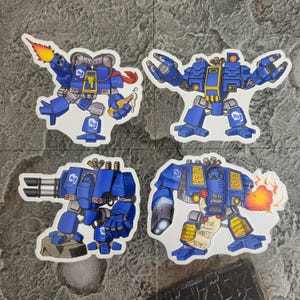 Pegatinas de vinilo de 3" de Drunken Dreadbots - Serie 01