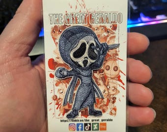 Embroidered Iron-on patch - Ghostie