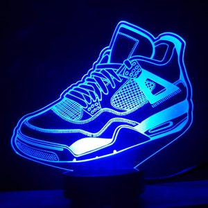 Sneaker svg,3D illusion Acrylic lamp vector,3D Night Lamp vector file for cnc and laser engraving,dxf,cdr,Ai,Svg,png and jpg