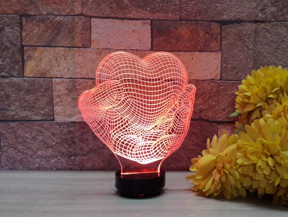 3d illusion on sale acrylic lamp
