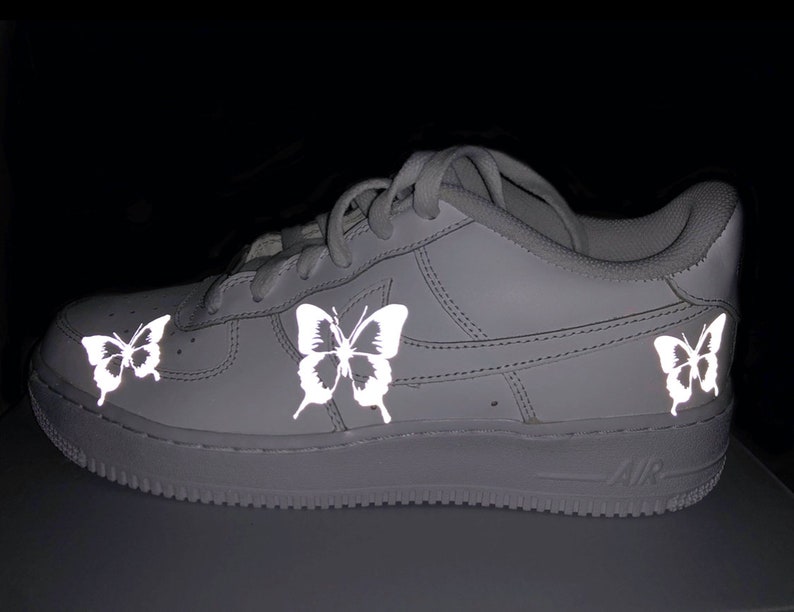 Reflective Butterfly Air Force 1 | Etsy