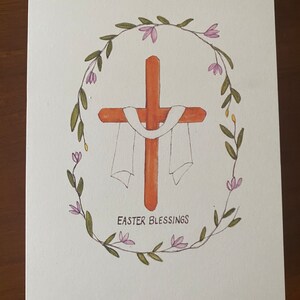 Tarjeta de Pascua - Hecha a mano