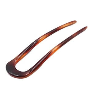 Parcelona French Large 4.75&quot; Tortoise Shell Celluloid Hair Pin Stick for Women