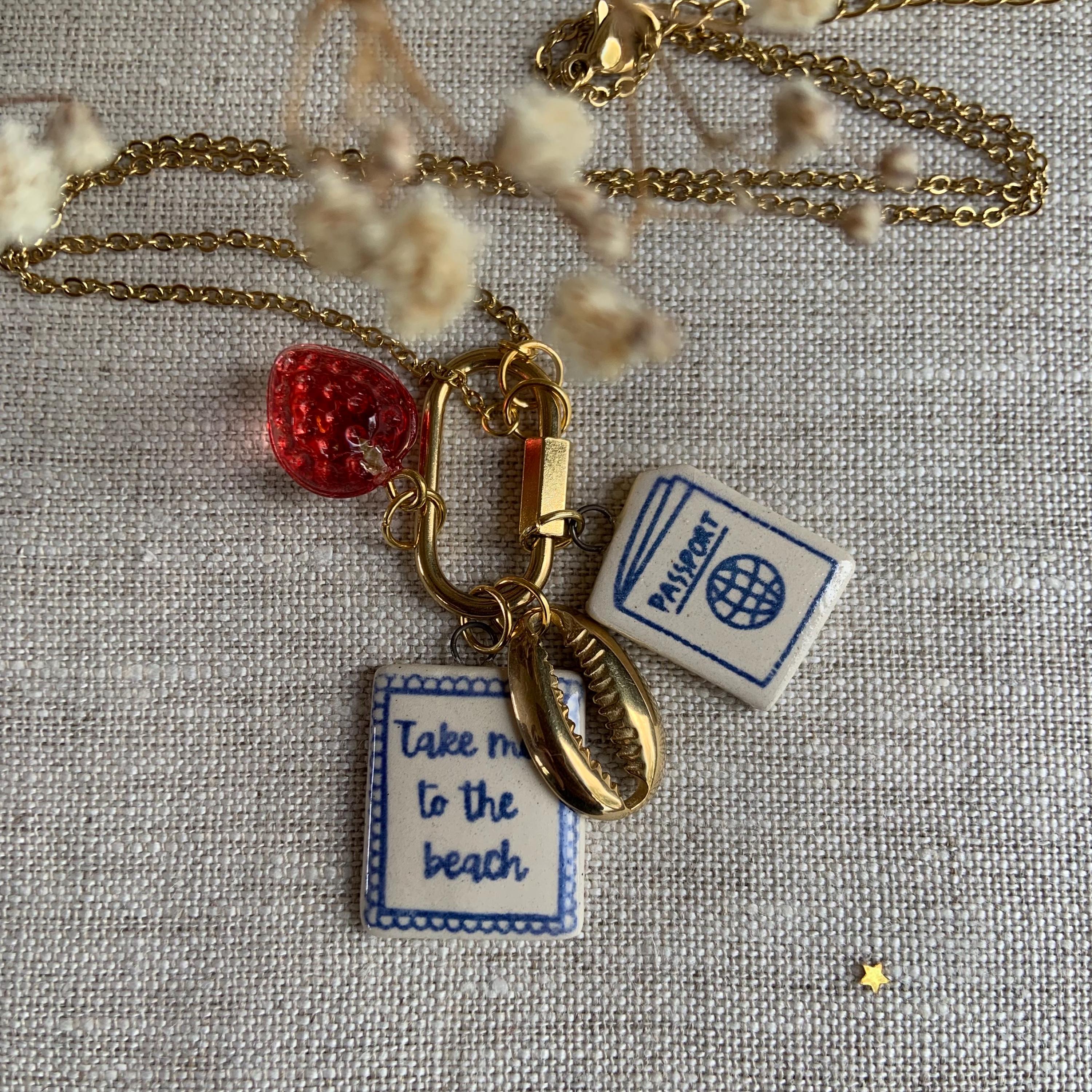 【TOCCA】HAPPY KEY LAYERD NECKLACE Disk Layering Necklace – Meira T Boutique
