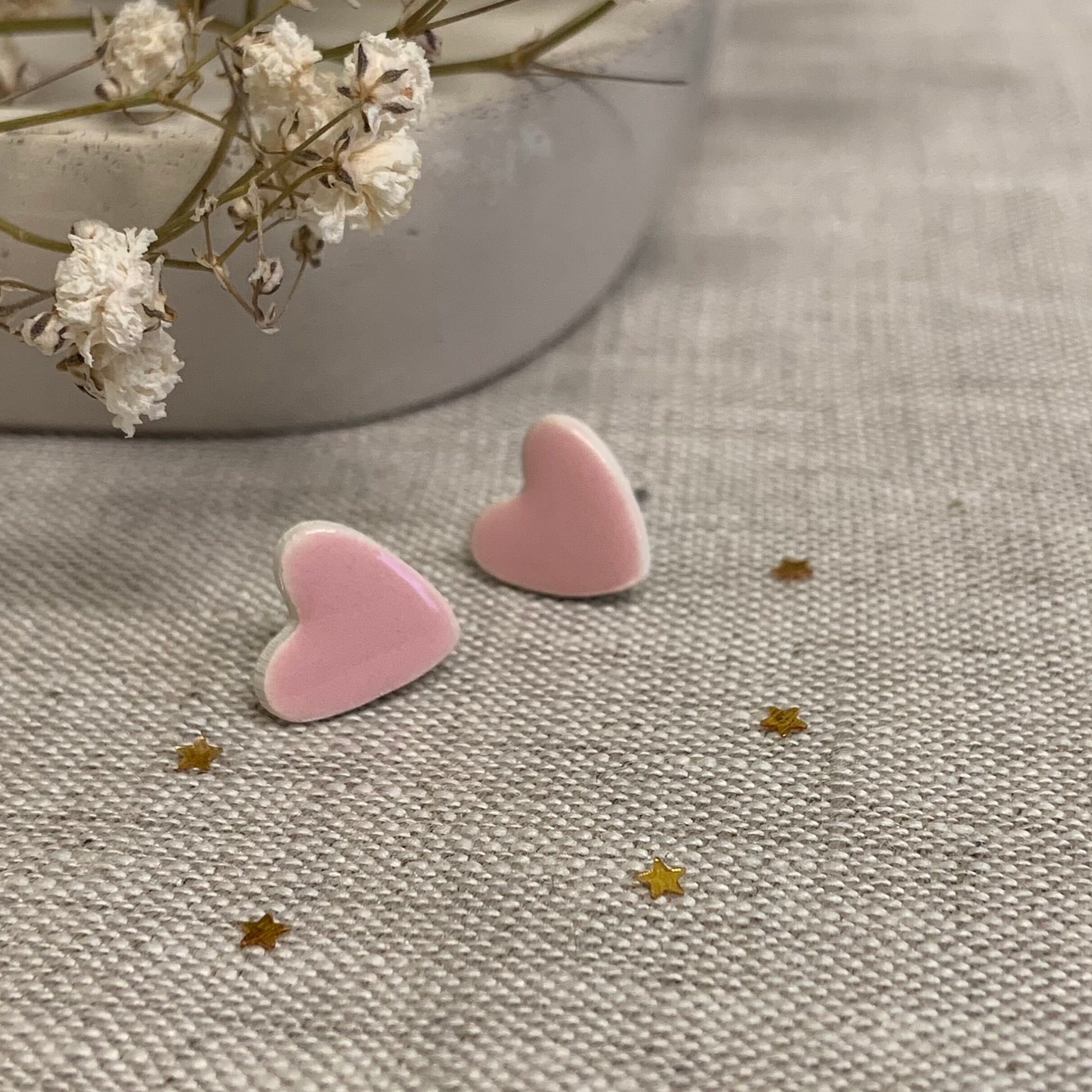 Heart Cutter Valentine Day for Cookie Fondant or Polymer Clay, Jewelry Mini  Micro Stud Earrings Making 