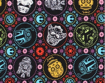 star wars sugar skull fabric