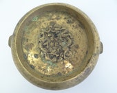 Bronze Xuande Dragon Signed Chinese Censer Mystery Old Dynasty Ceremonial Bowl
