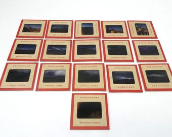Lot 1960’s Kodak Kodachrome 35mm Slides Bryce Red River Canyon Rocky Mountains
