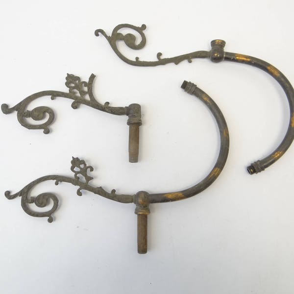 Antique Gas Light Parts Etsy