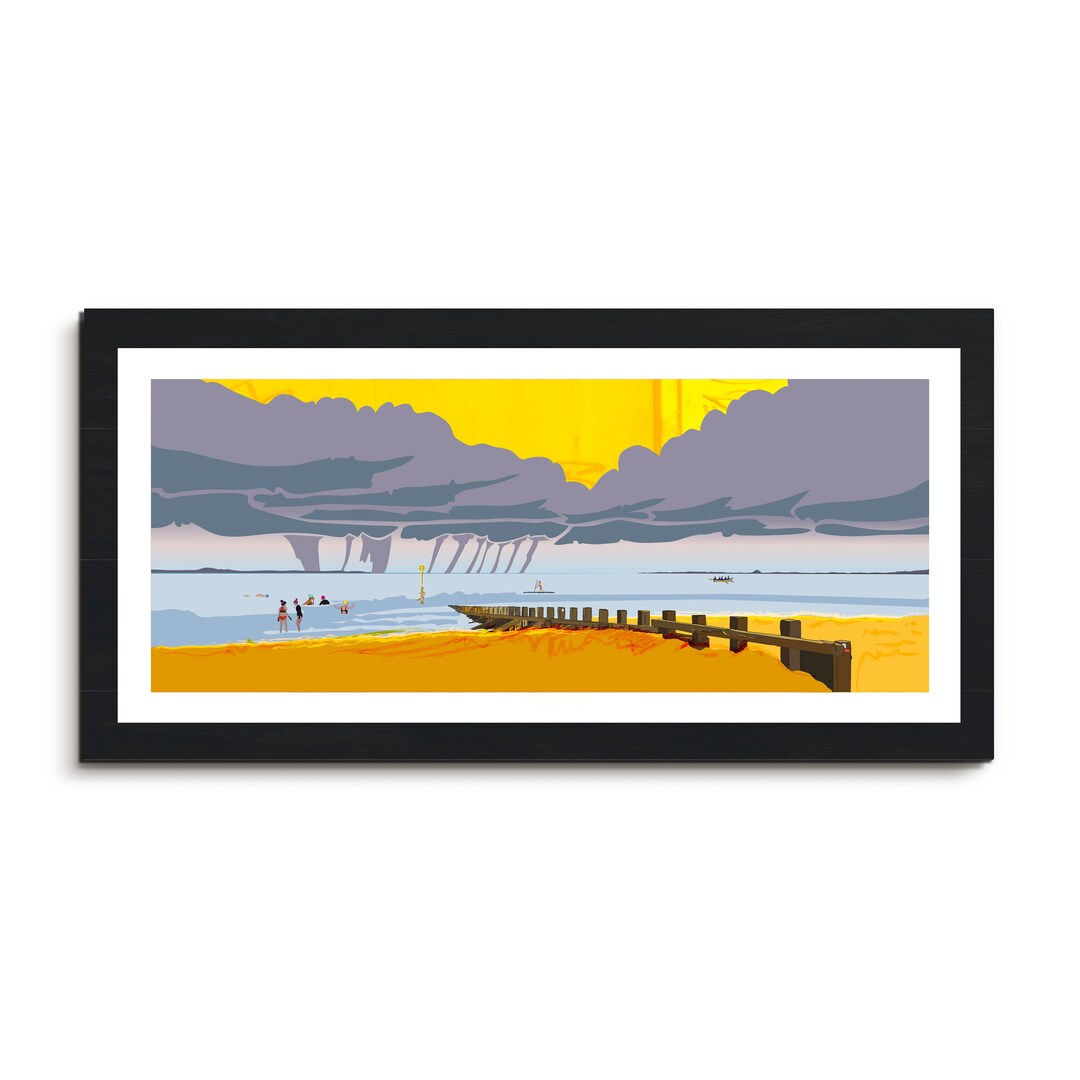 Portobello Beach Edinburgh Print Etsy UK