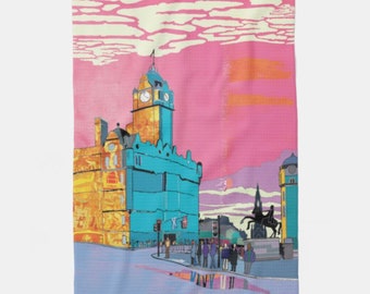 Tea Towel - The Balmoral Hotel, Edinburgh - Full colour