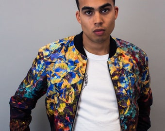 mens glitter jacket uk