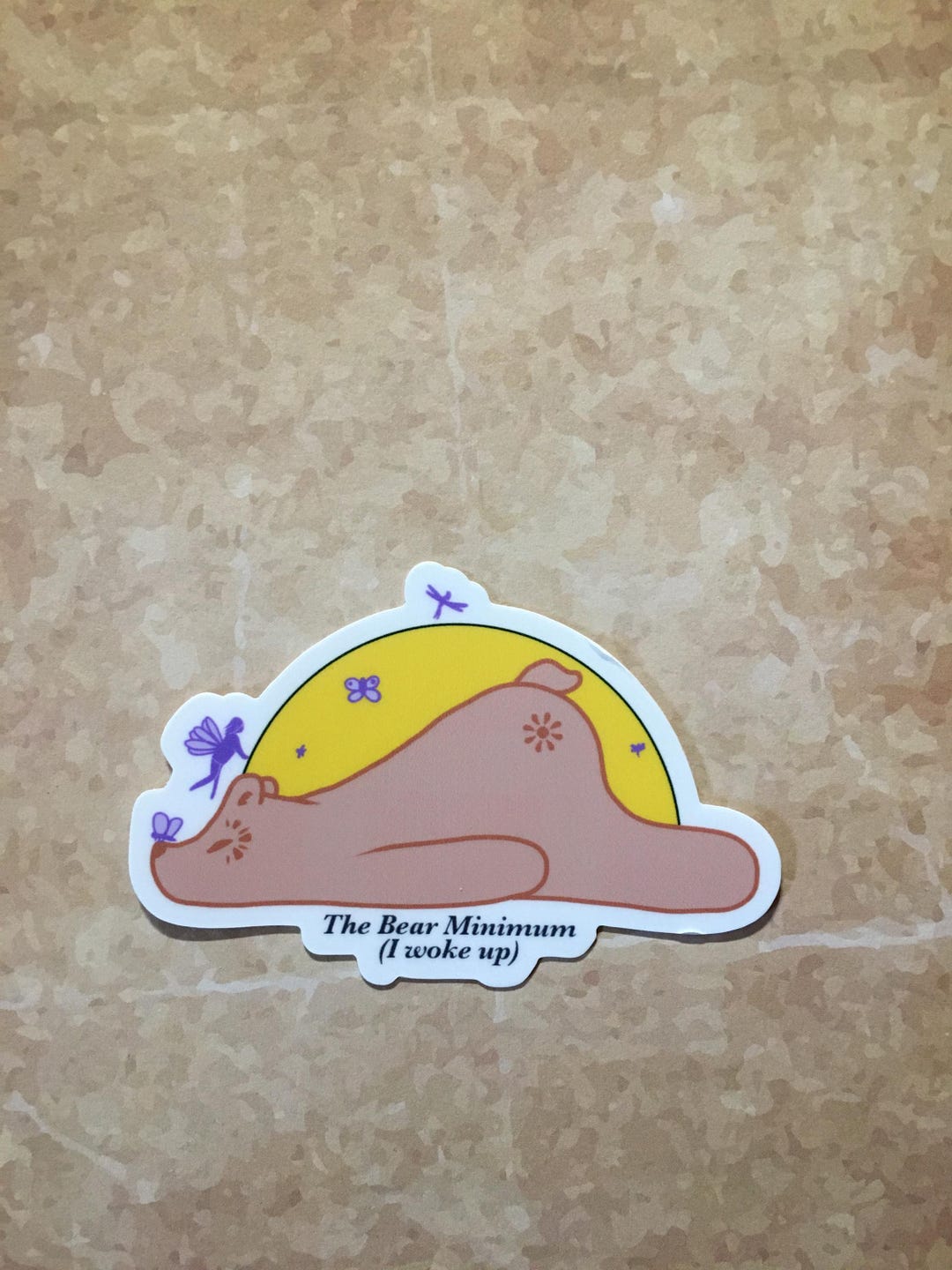 The Bear Minimum Sticker - Etsy