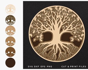 Download Tree Cut File Etsy
