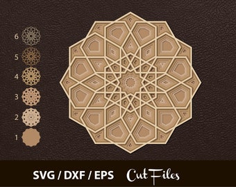 Download Free Layered Mandala Svg Mandala Svg Cut File Mandala Cut Etsy SVG Cut Files