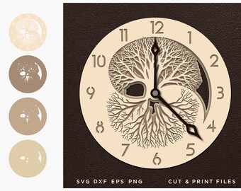 Download Clock Mandala Svg Etsy
