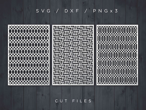 Download Laser Cutting File Wall Panels Svg Quatrefoillattice Etsy