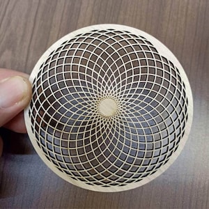 Mandala SVG, Cut-bestand Mandala, Cut multilayer Mandala, 3D Geometrische digitale sjablonen, Dxf Svg Eps, SVG door lagen, Cricut DIY, Laser, Cnc