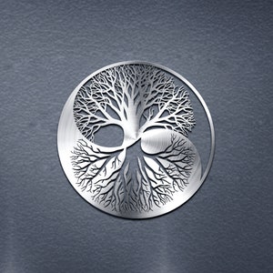 Yin Yang svg, Tree of Life svg, laser cut, Tree cut file, tree cut out, laser plan tree, Tree svg, Tree vector, tree clip art, Vector art