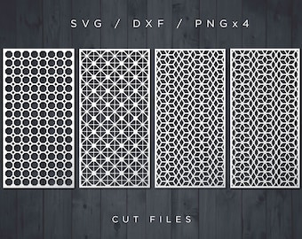 Laser Cutting File , Wall Panels svg, Quatrefoil,Lattice, Morocco Stencil, Quatrefoil Vector, svg files for cricut, decorative panel screen