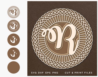 Letter R Mandala - Etsy
