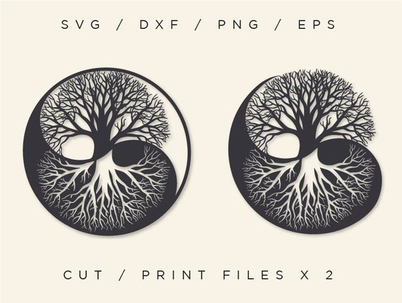 Download Yin Yang Svg Tree Of Life Svg Tree Of Life Tree Cut File Etsy