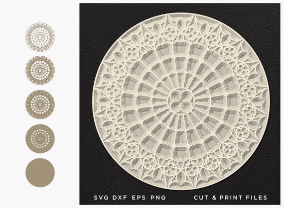 New 30*30cm/50*50 cm DIY Craft Layering mandala Stencils for