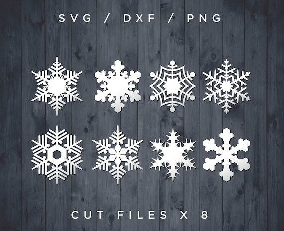 Download 8 Christmas Snowflake Earring Svg Snowflake Svg Snowflake Etsy