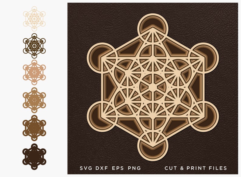 Download Sacred geometry SVG Cut file Mandala Cut multilayer ...