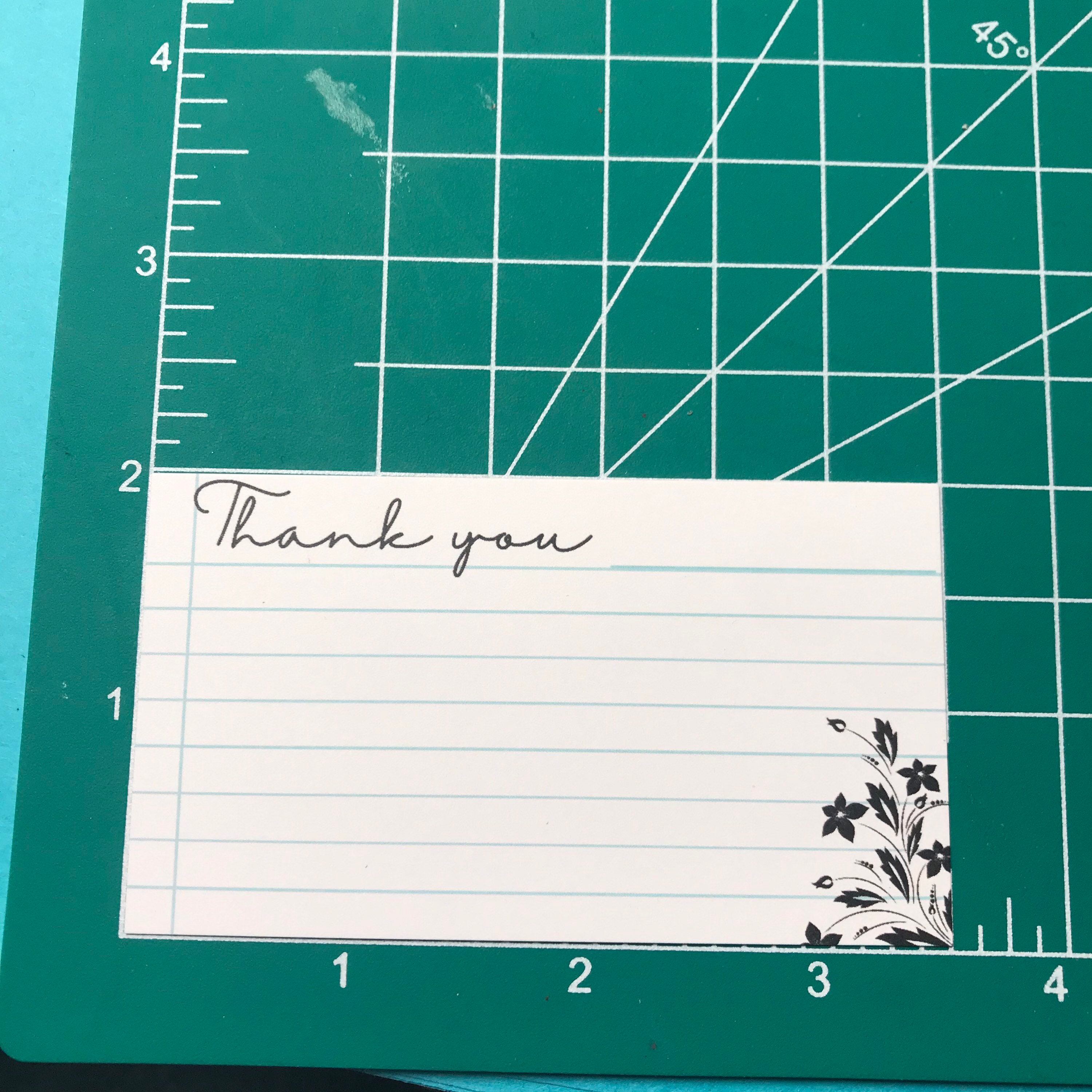 30 thank you cards size 3.5x2. For you to personalize Etsy