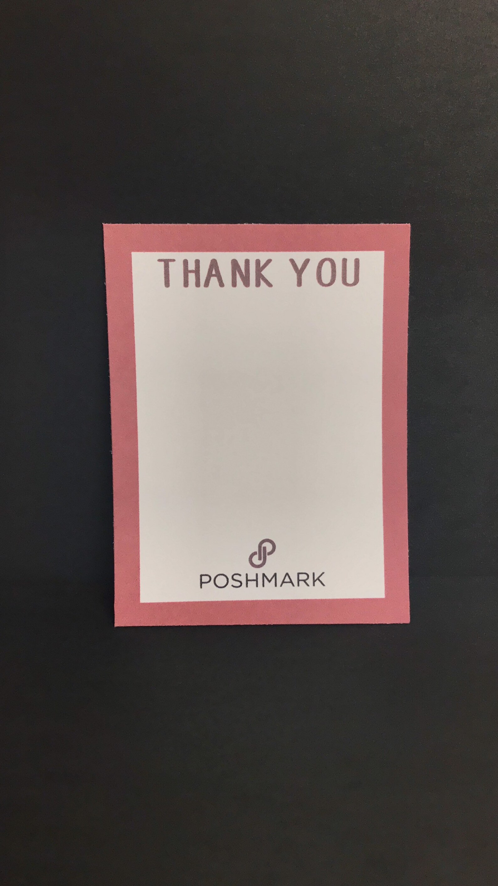 25pc thank you Poshmark note cards so 3x4 | Etsy