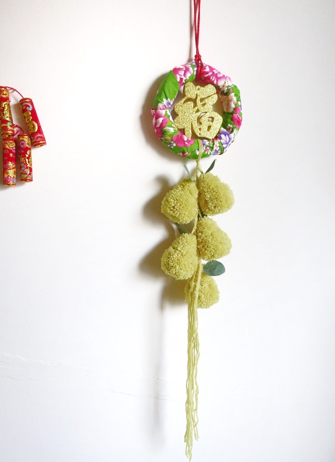 Blessing Symbol Pomelo, Feng Shui Decorations, Lunar New Year,cny Decor