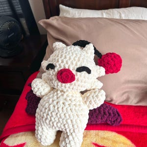 Final Fantasy Moogle Crochet Plushie