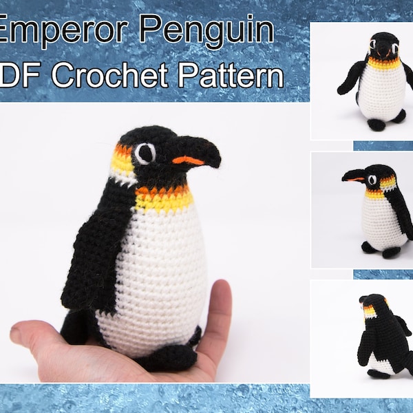 Emperor Penguin Crochet Pattern