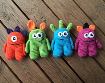 Virkat monster-amigurumimönster (engelsk PDF)