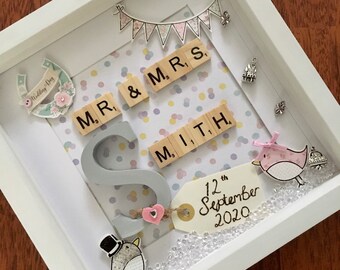 Wedding Shadow Box Etsy