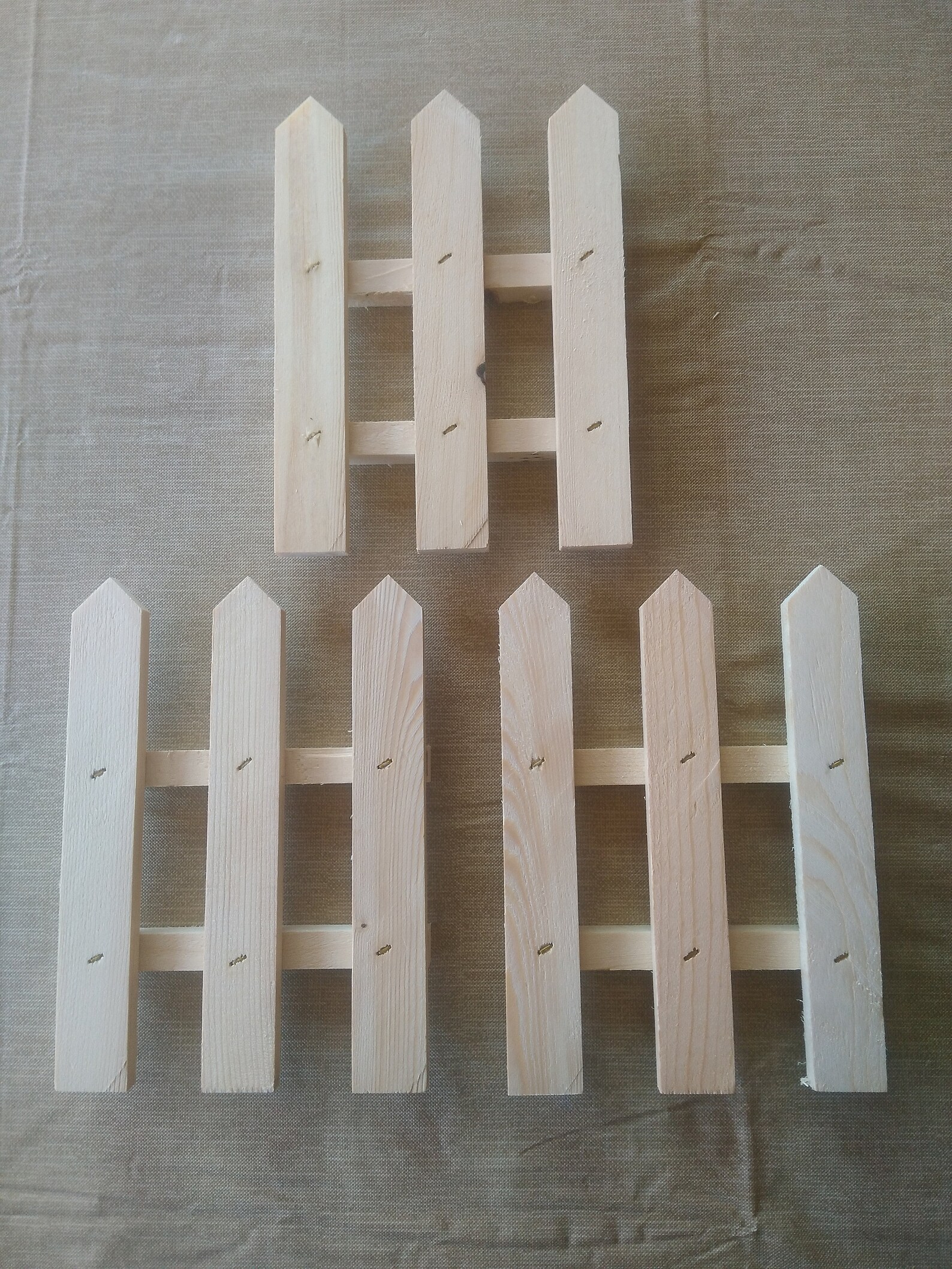 Picket fence handmade natural wood perfect for craft  etsy Picket fence handmade natural wood perfect for craft  etsy