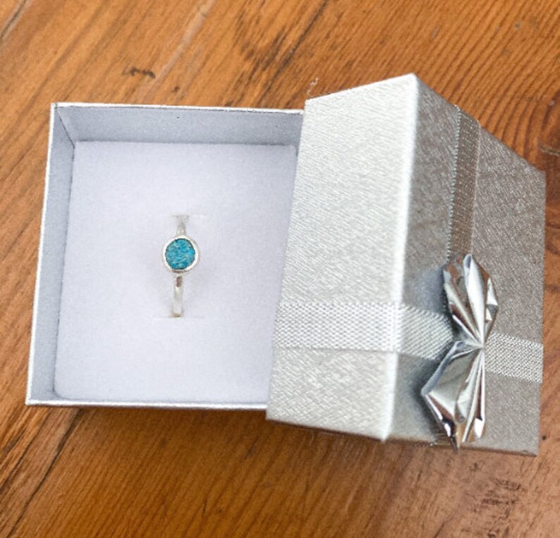 Classic Twisted Wire 925 Sterling Silver and Turquoise Ring for Women,Silver Hand Crafted Fashion Ring,Dainty silver and turquoise ring